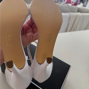 Nina Shoes Classic White Heels